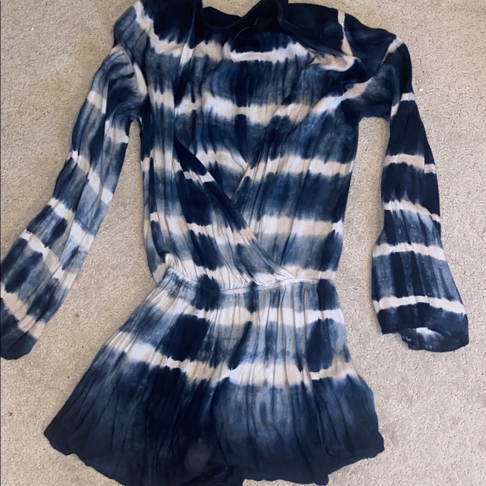 Small Blue Life Romper